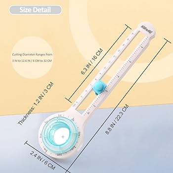 Amazon.com: KW-triO Circe Cutter for Paper Crafting Circular